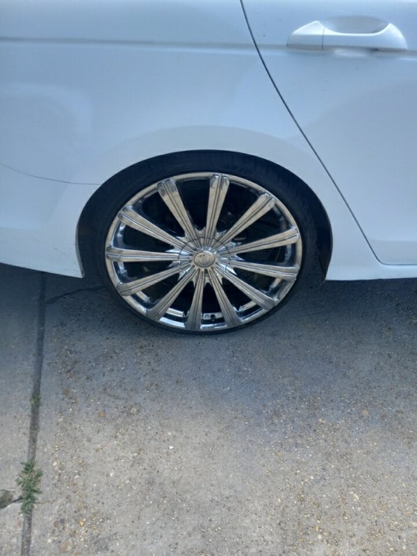 NS Wheels and Tires chrome wheel