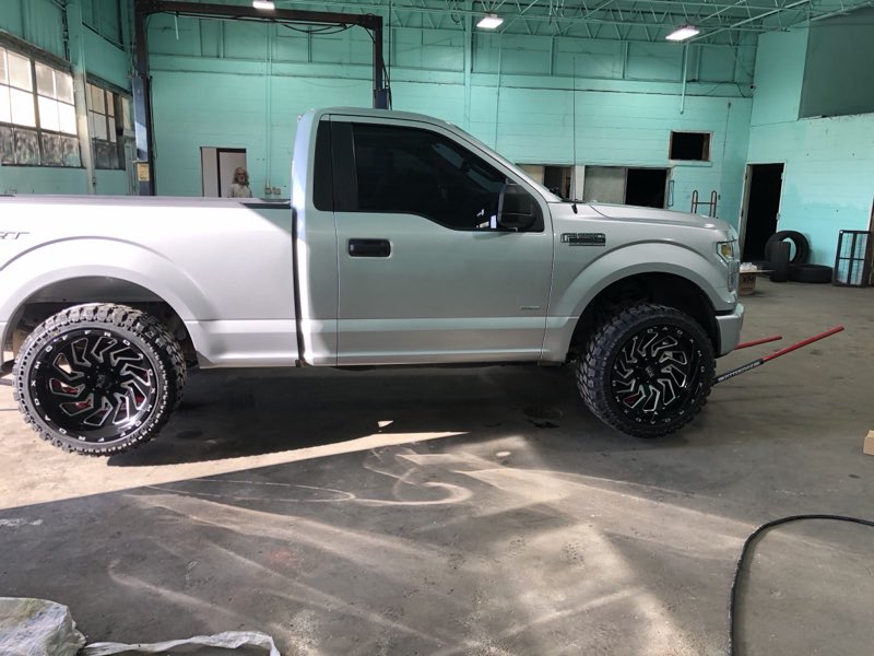 NS Wheels and Tires truck build